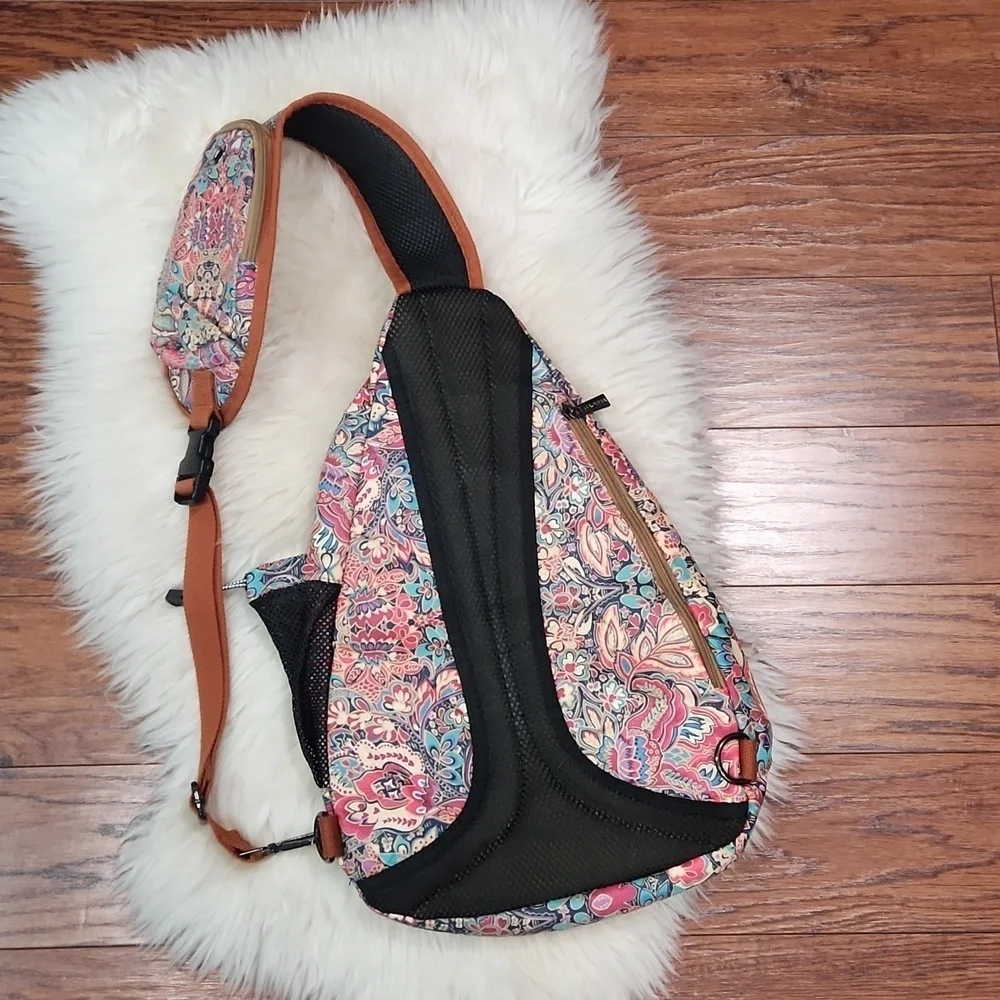 Baosha Paisley Gypsy Pattern Crossbody Shoulder Bag - Picture 4 of 6